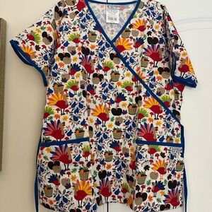 Thanksgiving scrub top